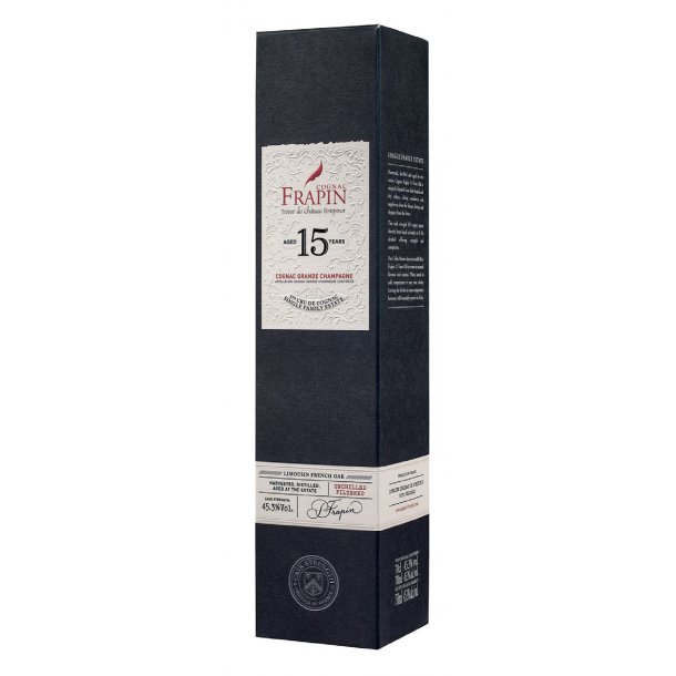 Frapin 15 års Grande Champagne Cognac og Avec Living4u dk