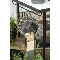 V�gkurv firkantet med 2 hanke