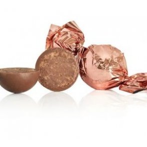 Chokolade kugle kobber - rom-lime