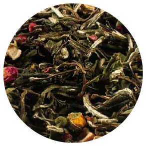 Roser og hindb�r te