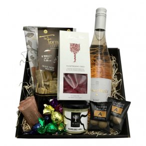 Gavekurv med Alkoholfri Ros�vin, S�dt og Snacks nr. 3