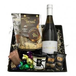 Gavekurv med Alkoholfri Hvidvin, S�dt og Snacks nr. 2