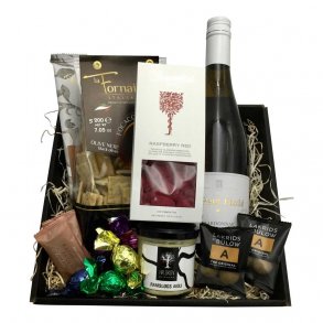 Gavekurv med Alkoholfri Hvidvin, S�dt og Snacks nr. 3