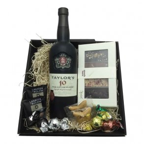 Gavekurv med 10 rs Tawny Portvin, Taylors