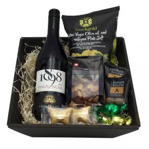 Gavekurv med R�dvin, Chokolade og S�dt nr. 1