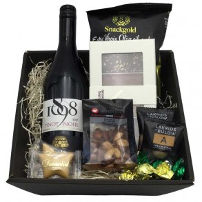 Gavekurv med R�dvin, Chokolade og S�dt nr. 2