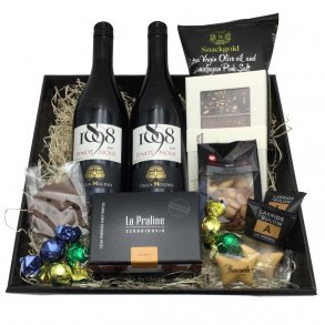 Gavekurv med R�dvin, Chokolade og S�dt nr. 4