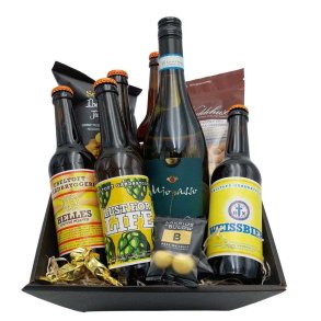 Gavekurv - �l, hvidvin og snacks