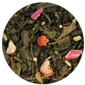 Gr�n rabarber jordb�r te