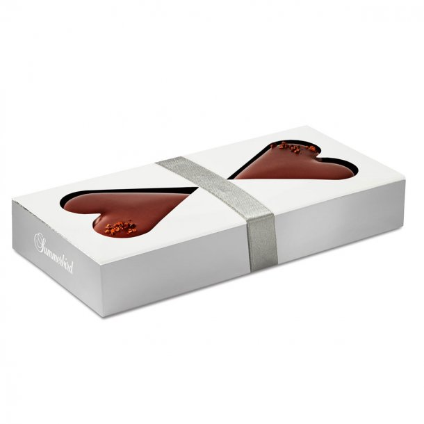 Gaveske Marcipanhjerter med chokolade