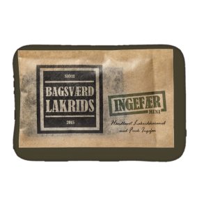 Lakridsplade - Ingef�r Mini