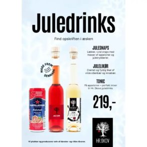 Juledrinks gave�ske fra Hr. Skov