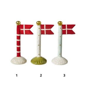Keramik flag plain - pris pr. stk