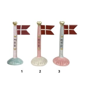 Keramik flag til mor - pris pr. stk