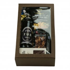 Lille gave�ske med �l og snacks