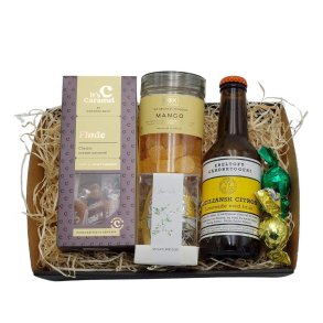 Alkoholfri p�skekurv med Silver Egg fra Summerbird