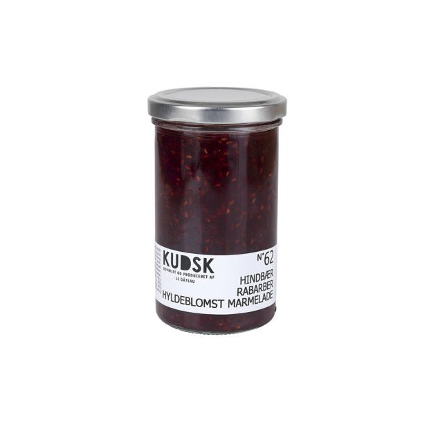 Hindb�r, Rabarber og Hyldeblomst Marmelade