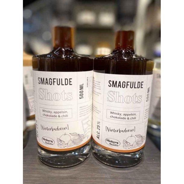 Smagfulde shots - Whisky, Appelsin, Chokolade og Chili 