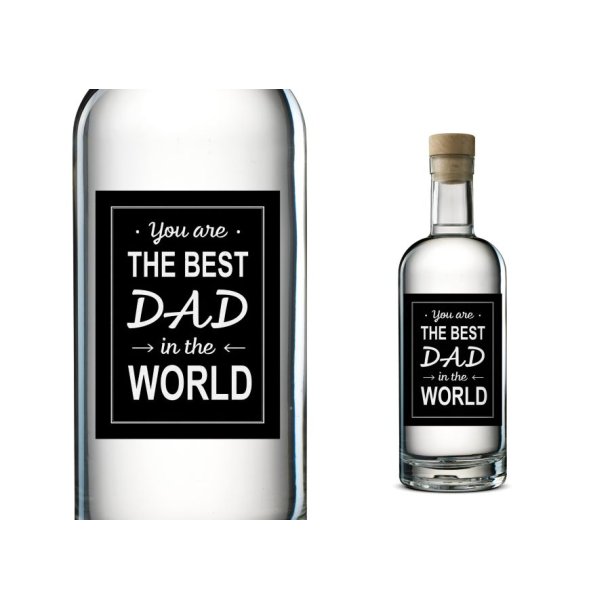 Egen etikette p� flaske