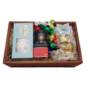 Delegave med chokolade og sdt kr. 377