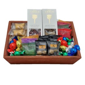 Delegave med chokolade og sdt kr. 500