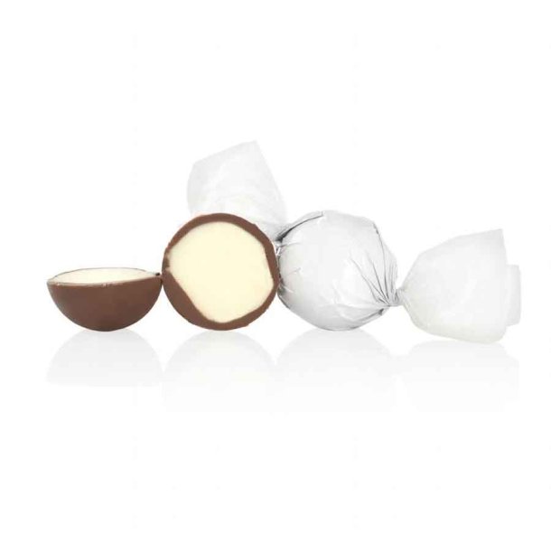 Chokolade kugle hvid - fldechokolade m/kokos