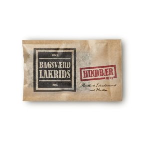 Lakridsplade - Hindb�r Mini