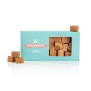 Kjaramel fudges med flde