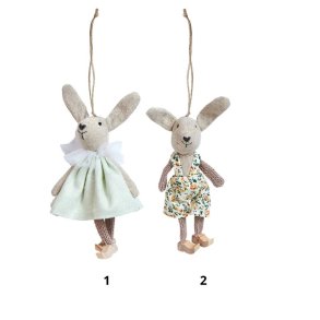 Lulu og Niko kanin 12cm - pris pr. stk