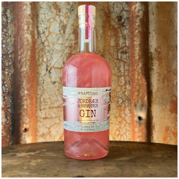 Jordb�r - Rabarber Gin med S�lvglimmer