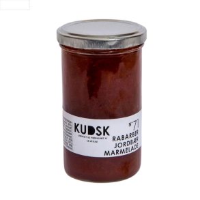 Rabarber jordbr marmelade