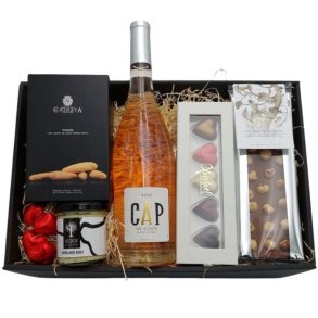 Gavekurv - Hjerter og Rosevin