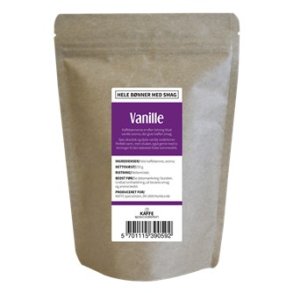 Vaniljekaffe - hele bnner