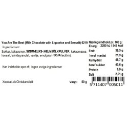 Chokolade Snackbar - You Are The Best 
